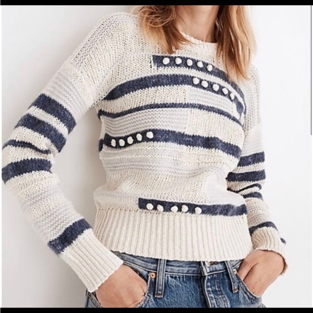 Madewell Grandover Bobble Sweater NWT
